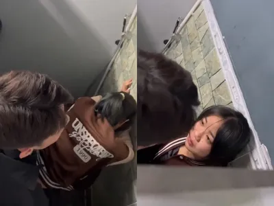 Phát hiện đôi thằng nhỏ sâu vụng trộm quan hệ nhau trong toilet cf